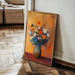 Floral 1126 Canvas Art 60 x 40 cm / Black