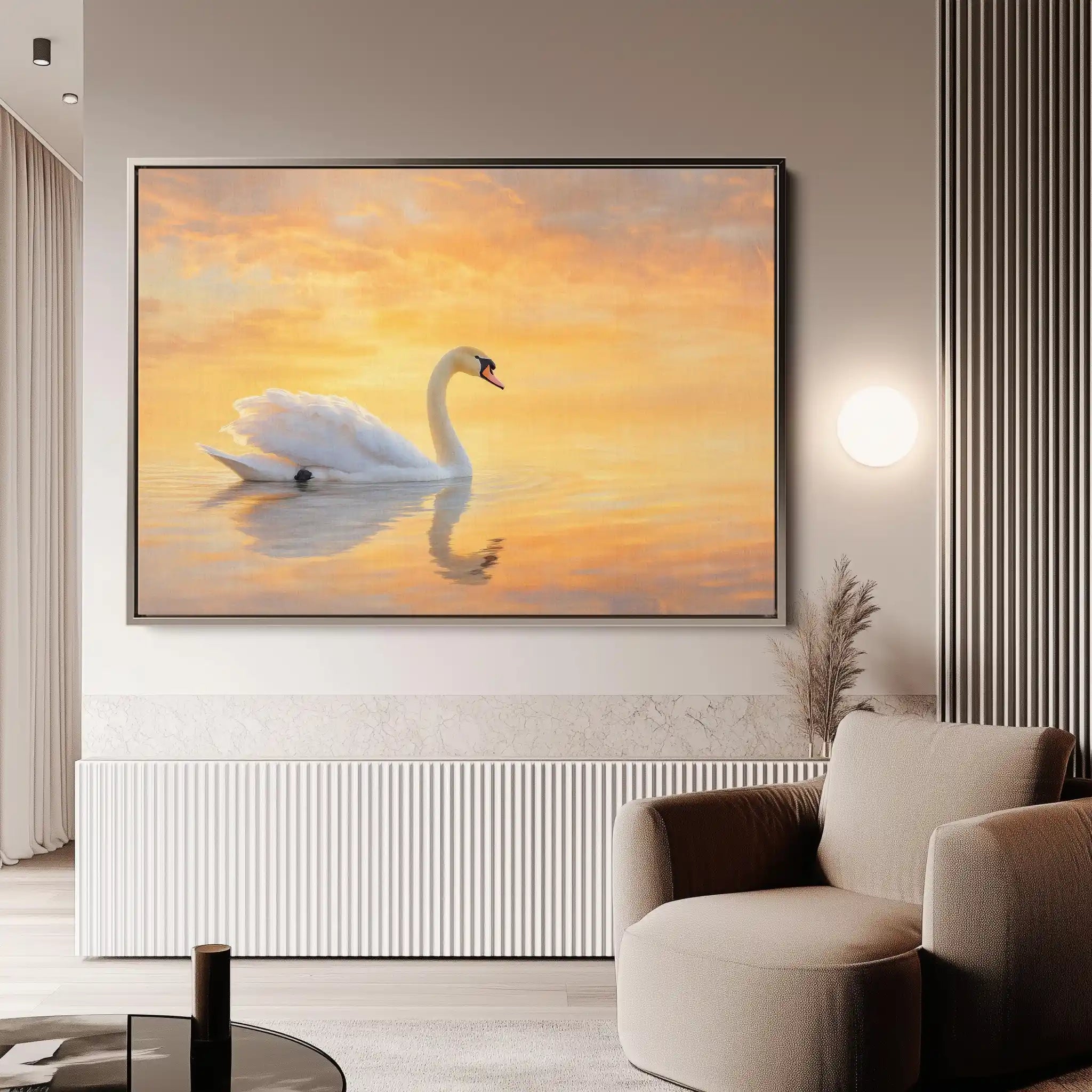 Animals 113 Canvas Art 60 x 40 cm / Black
