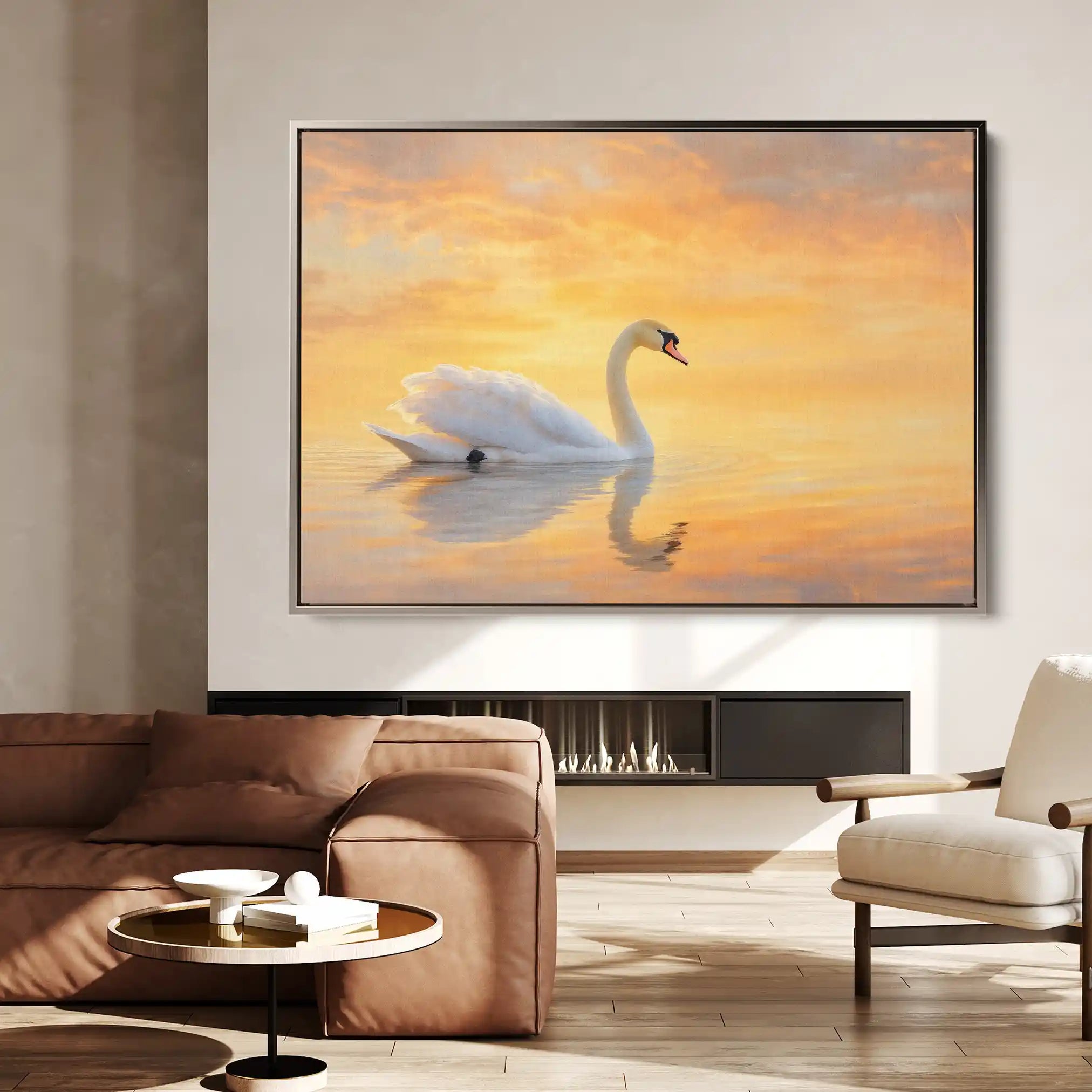 Animals 113 Canvas Art 60 x 40 cm / Black