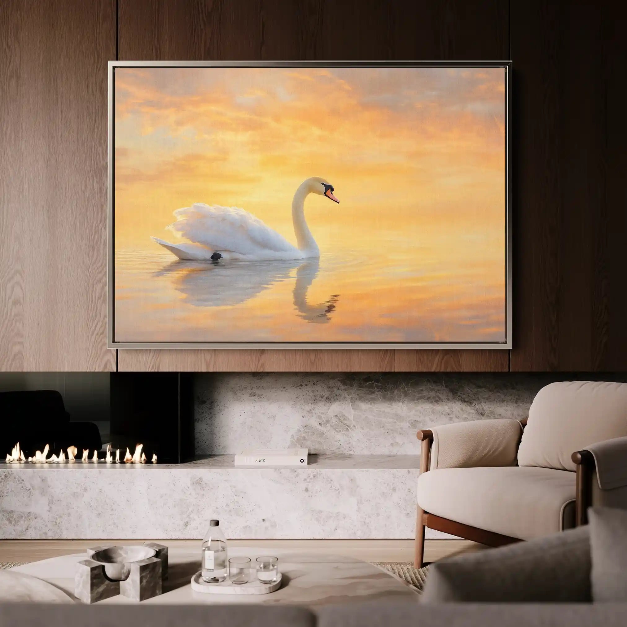 Animals 113 Canvas Art 60 x 40 cm / Black