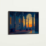 Orientalist 113 Canvas Art 60 x 40 cm / Black