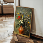 Floral 1136 Canvas Art 60 x 40 cm / Black