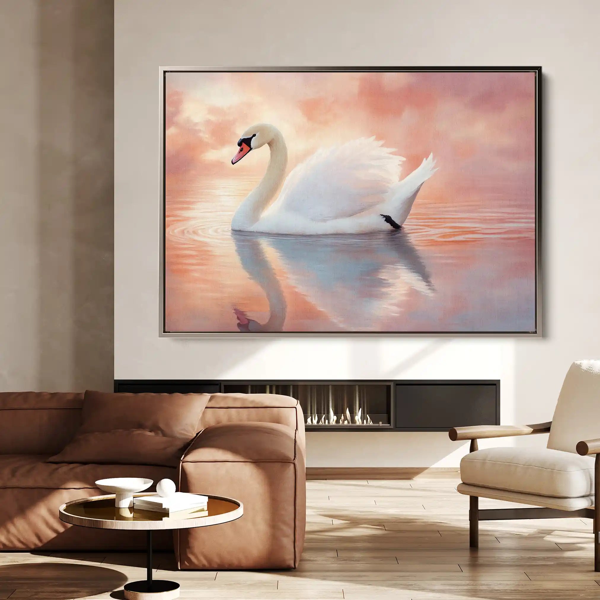 Animals 114 Canvas Art 60 x 40 cm / Black