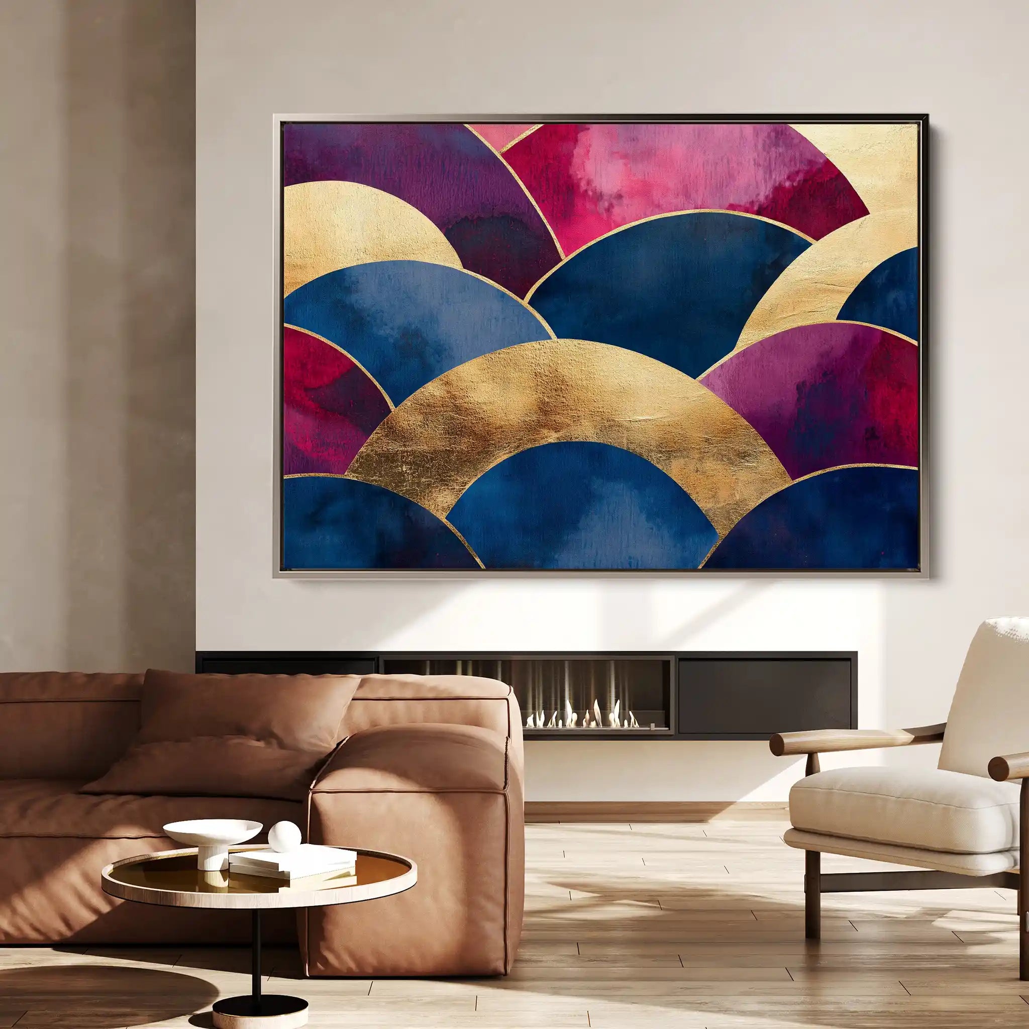 Boho 114 Canvas Art 60 x 40 cm / Black