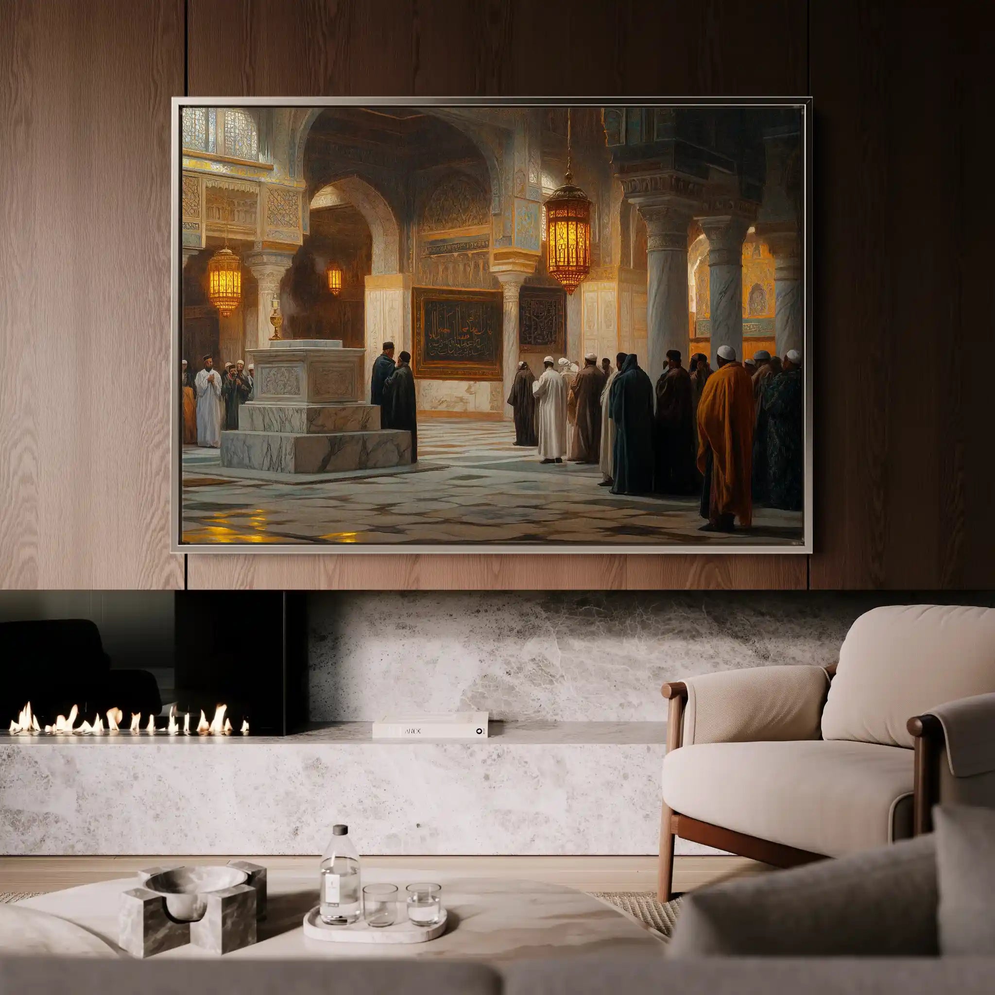 Orientalist 114 Canvas Art 60 x 40 cm / Black