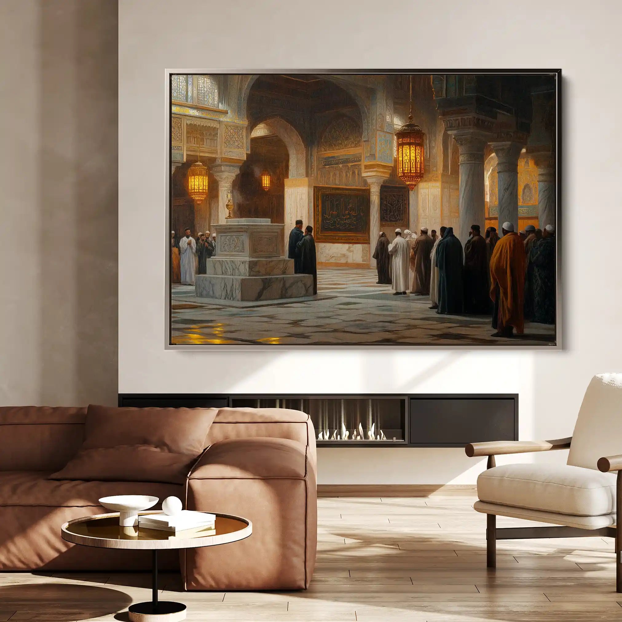 Orientalist 114 Canvas Art 60 x 40 cm / Black