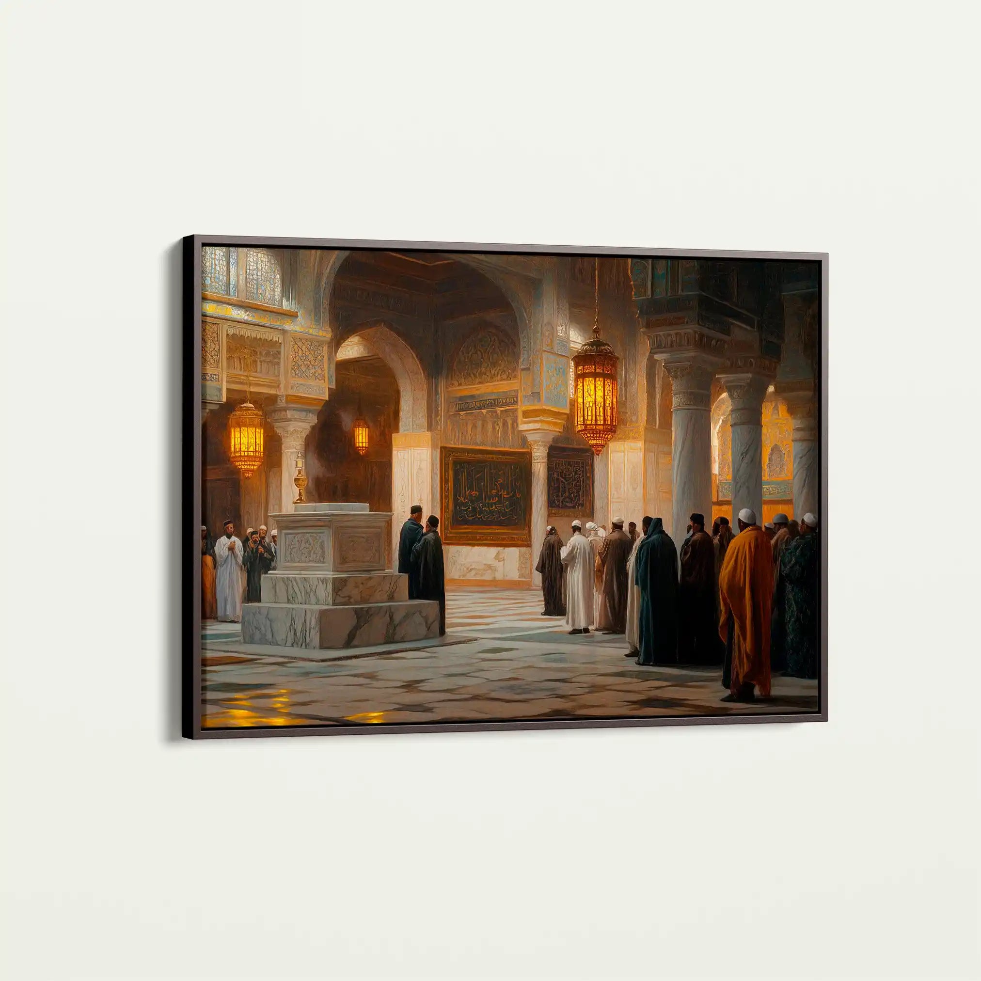 Orientalist 114 Canvas Art 60 x 40 cm / Black
