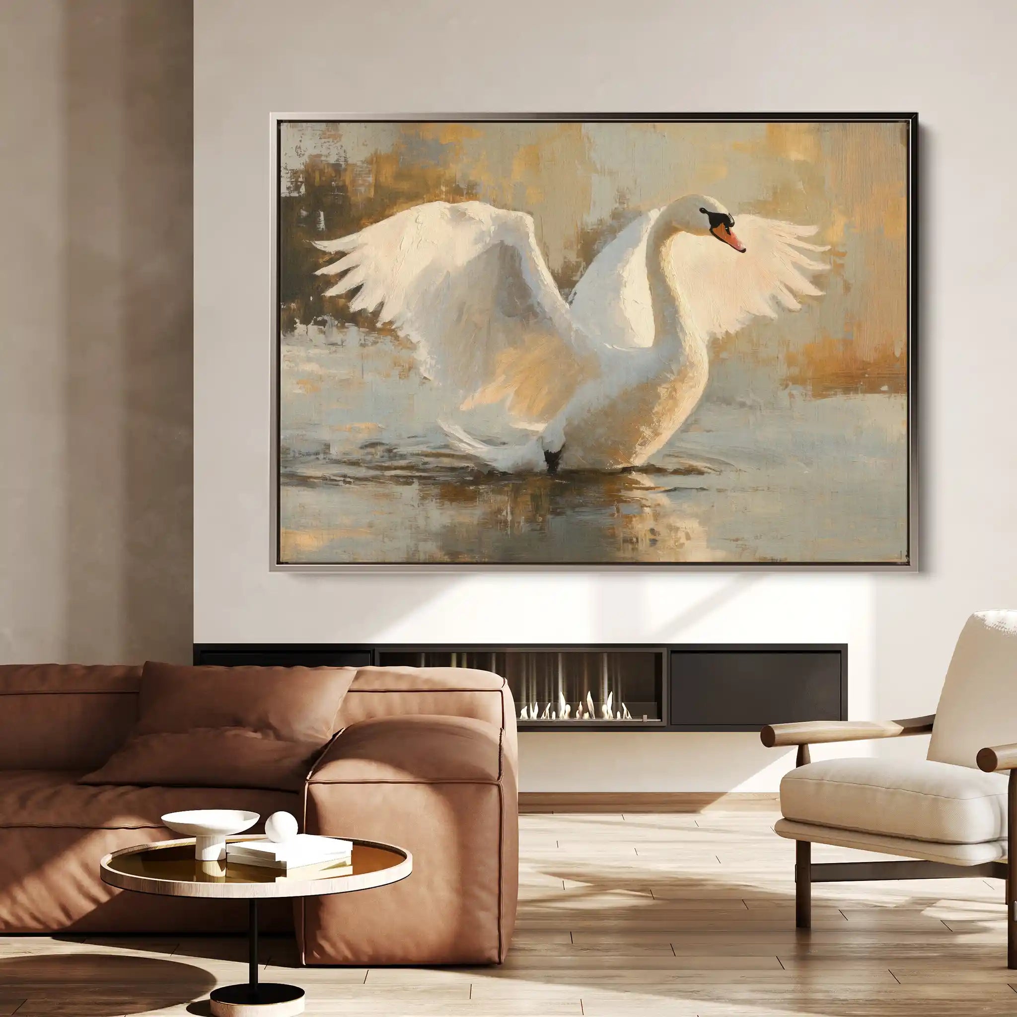 Animals 115 Canvas Art 60 x 40 cm / Black