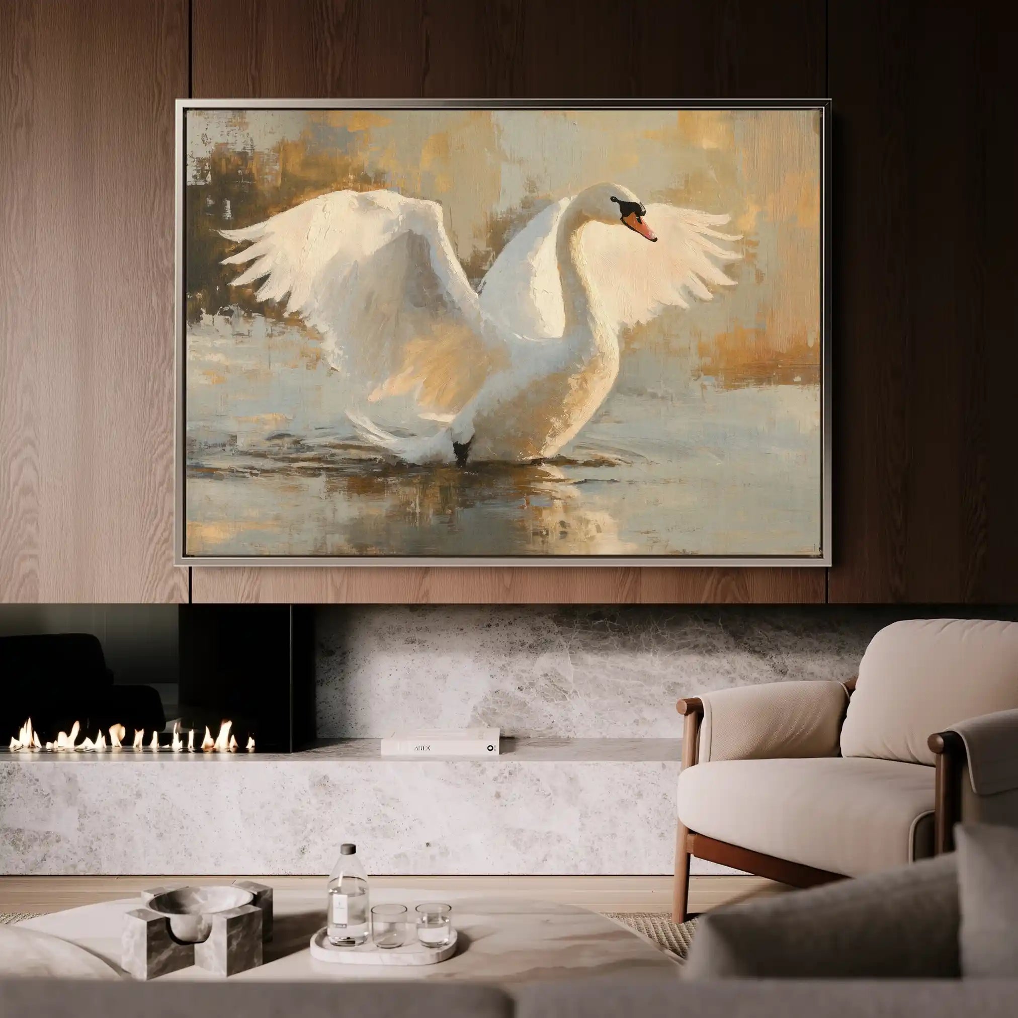 Animals 115 Canvas Art 60 x 40 cm / Black