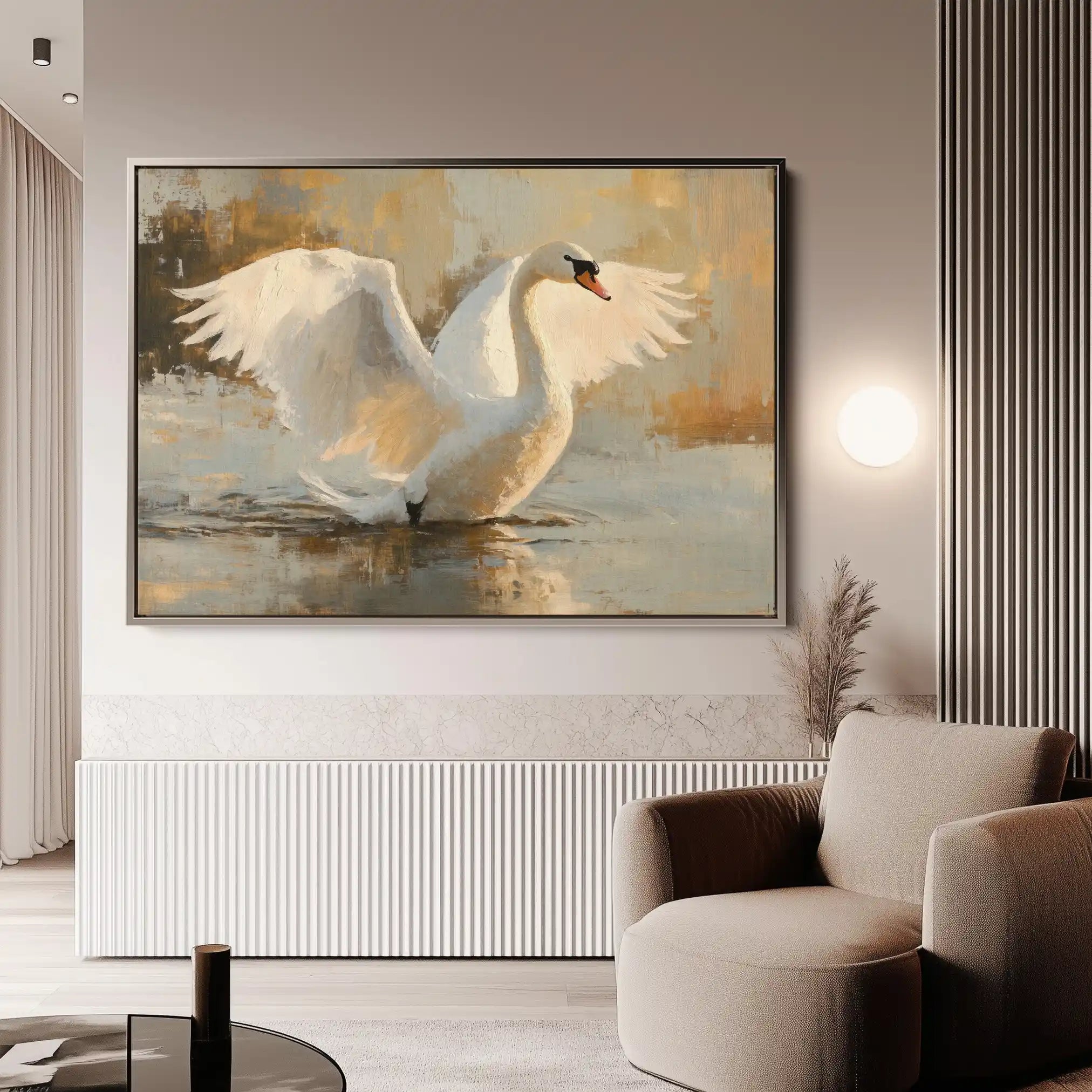 Animals 115 Canvas Art 60 x 40 cm / Black