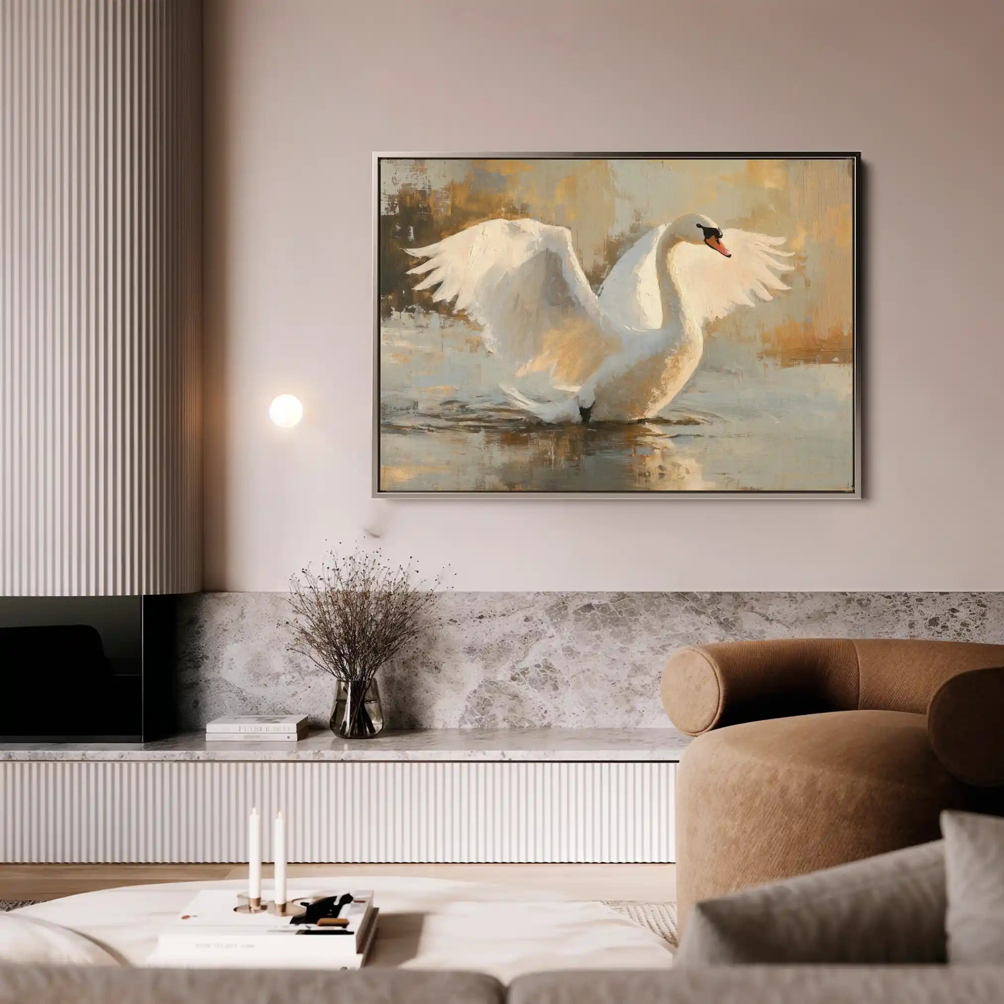 Animals 115 Canvas Art 60 x 40 cm / Black