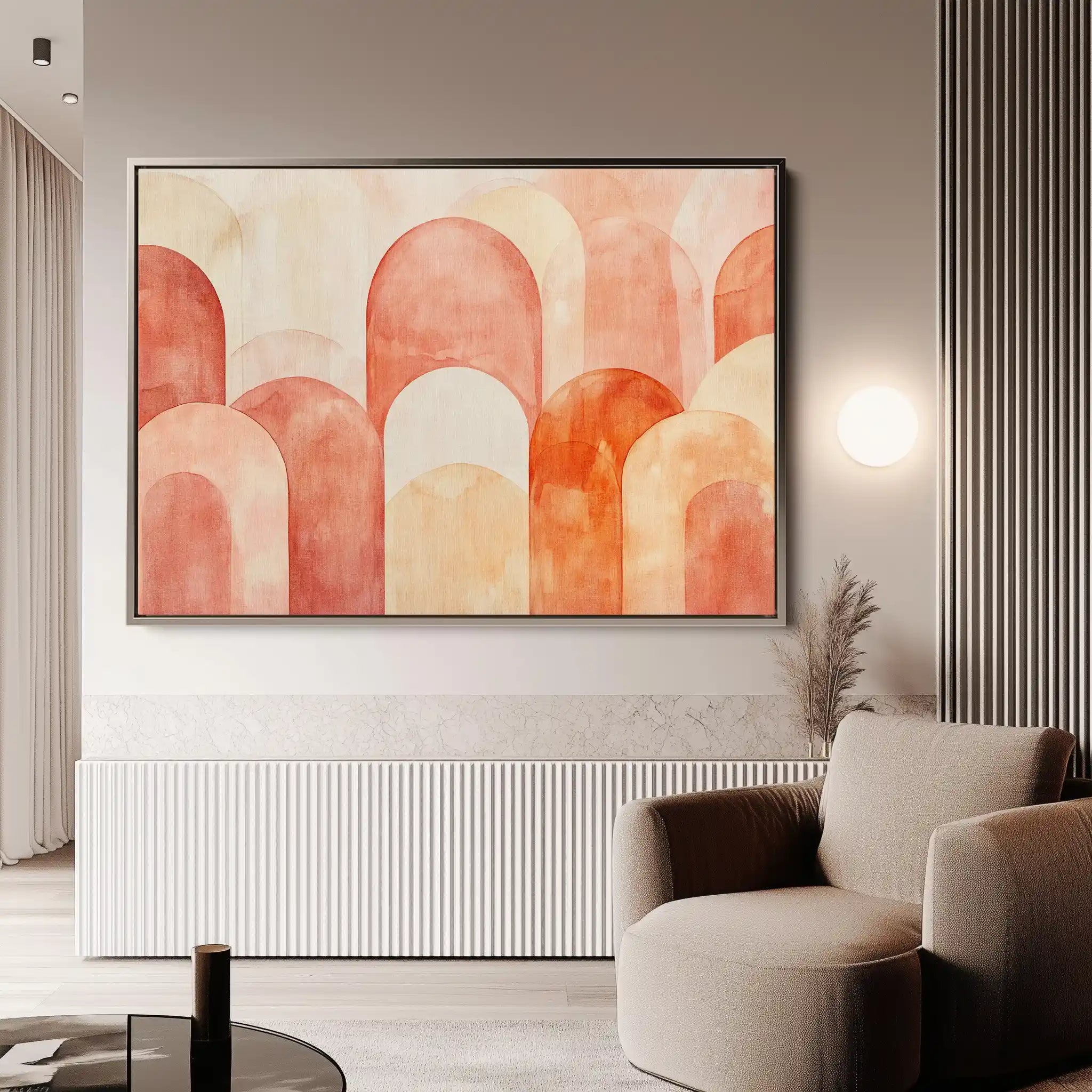 Boho 115 Canvas Art 60 x 40 cm / Black