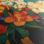 Floral 1153 Canvas Art 60 x 40 cm / Black