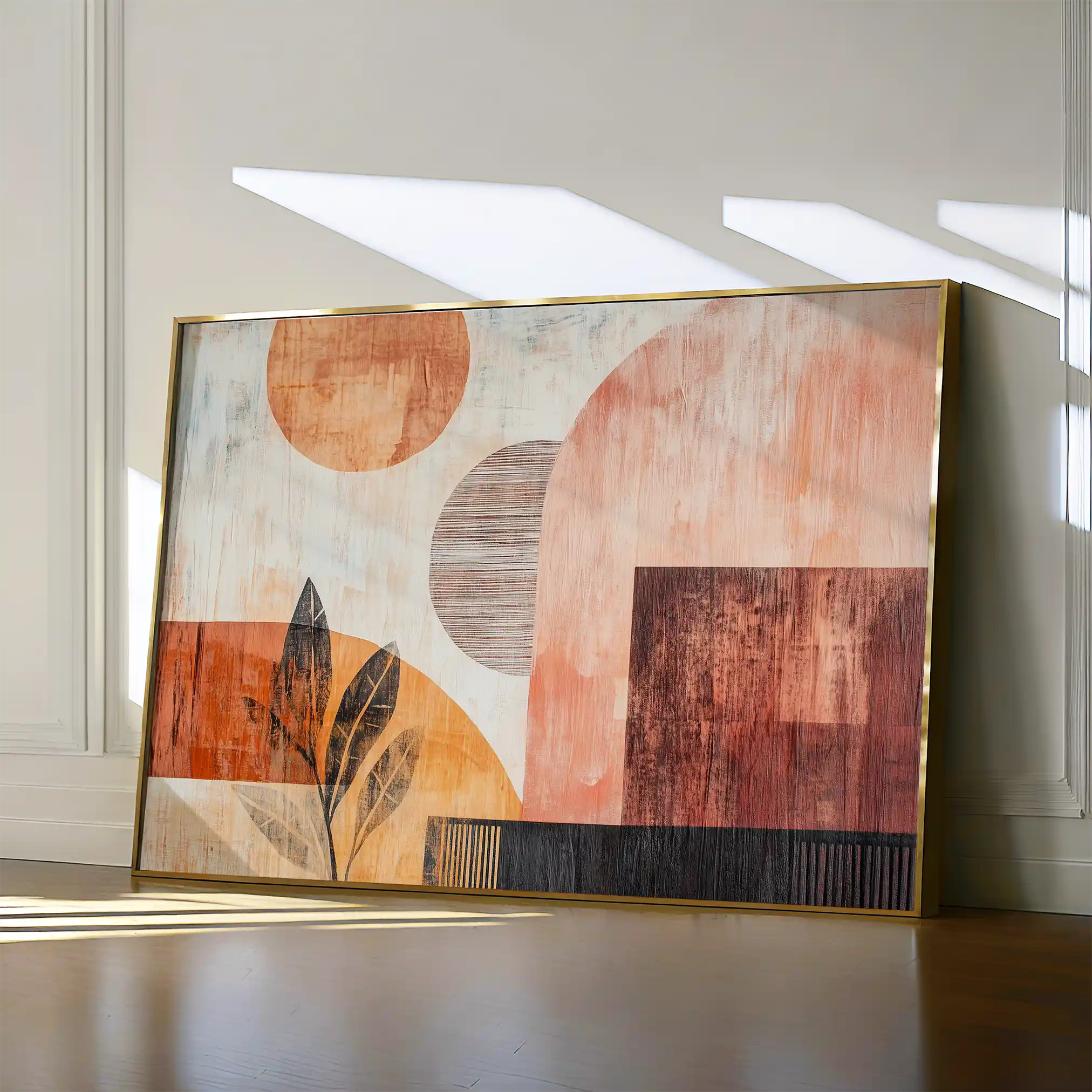 Boho 116 Canvas Art 60 x 40 cm / Black