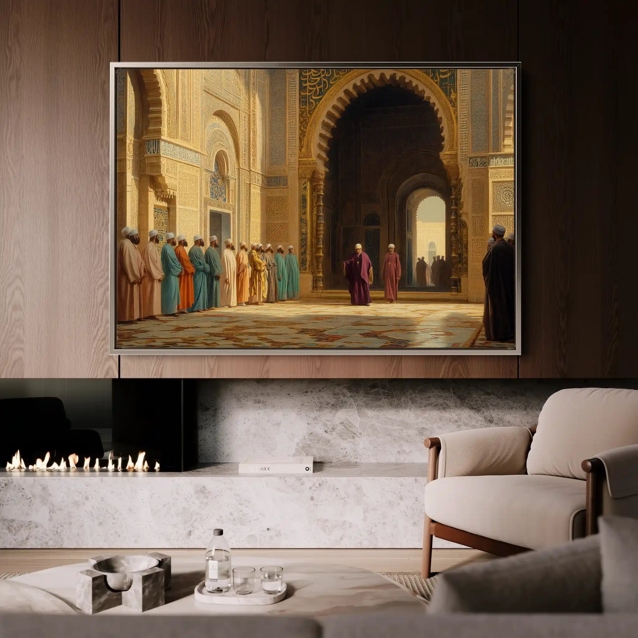 Orientalist 116 Canvas Art 60 x 40 cm / Black