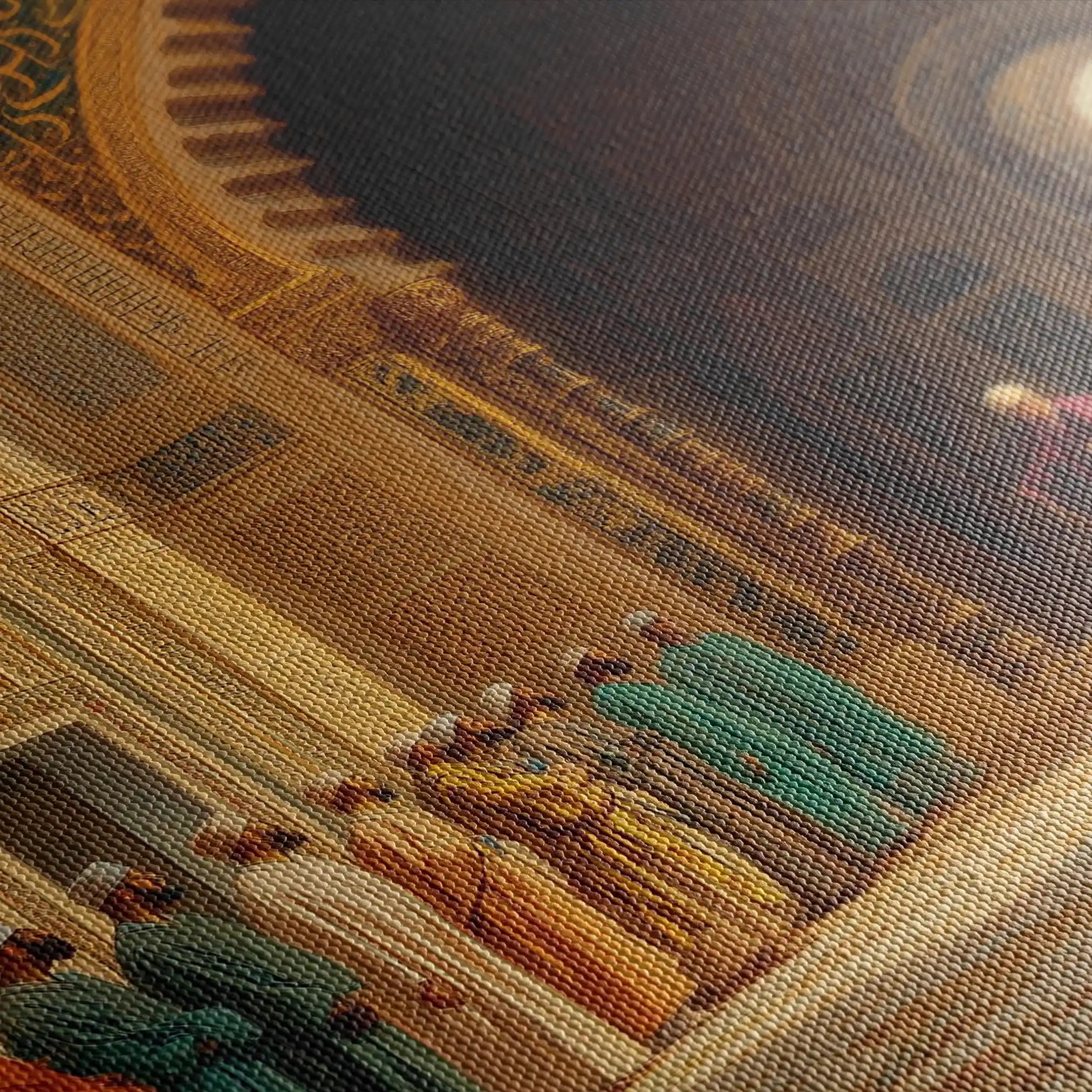 Orientalist 116 Canvas Art 60 x 40 cm / Black