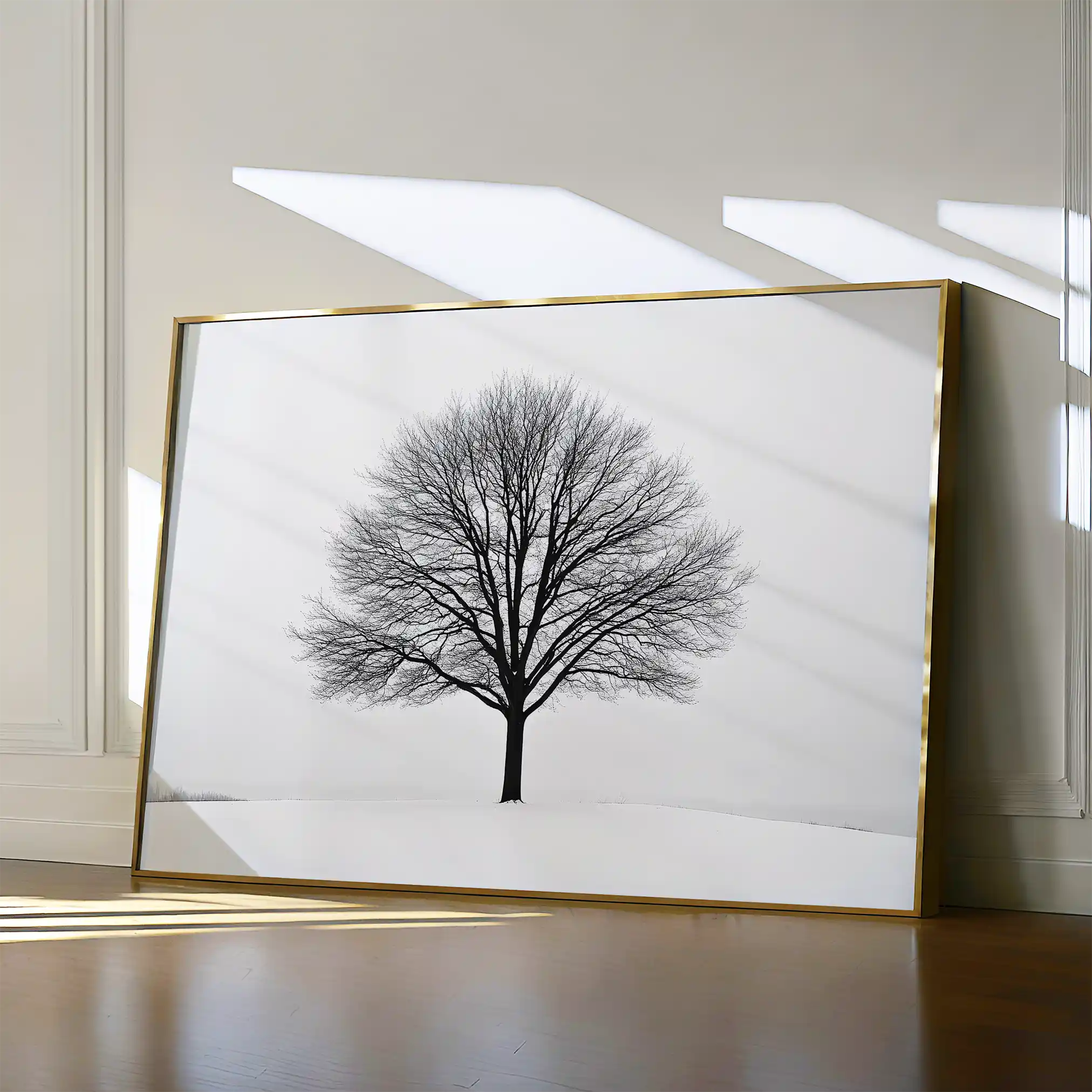 Floral 1161 Canvas Art 60 x 40 cm / Black