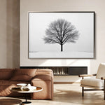 Floral 1161 Canvas Art 60 x 40 cm / Black