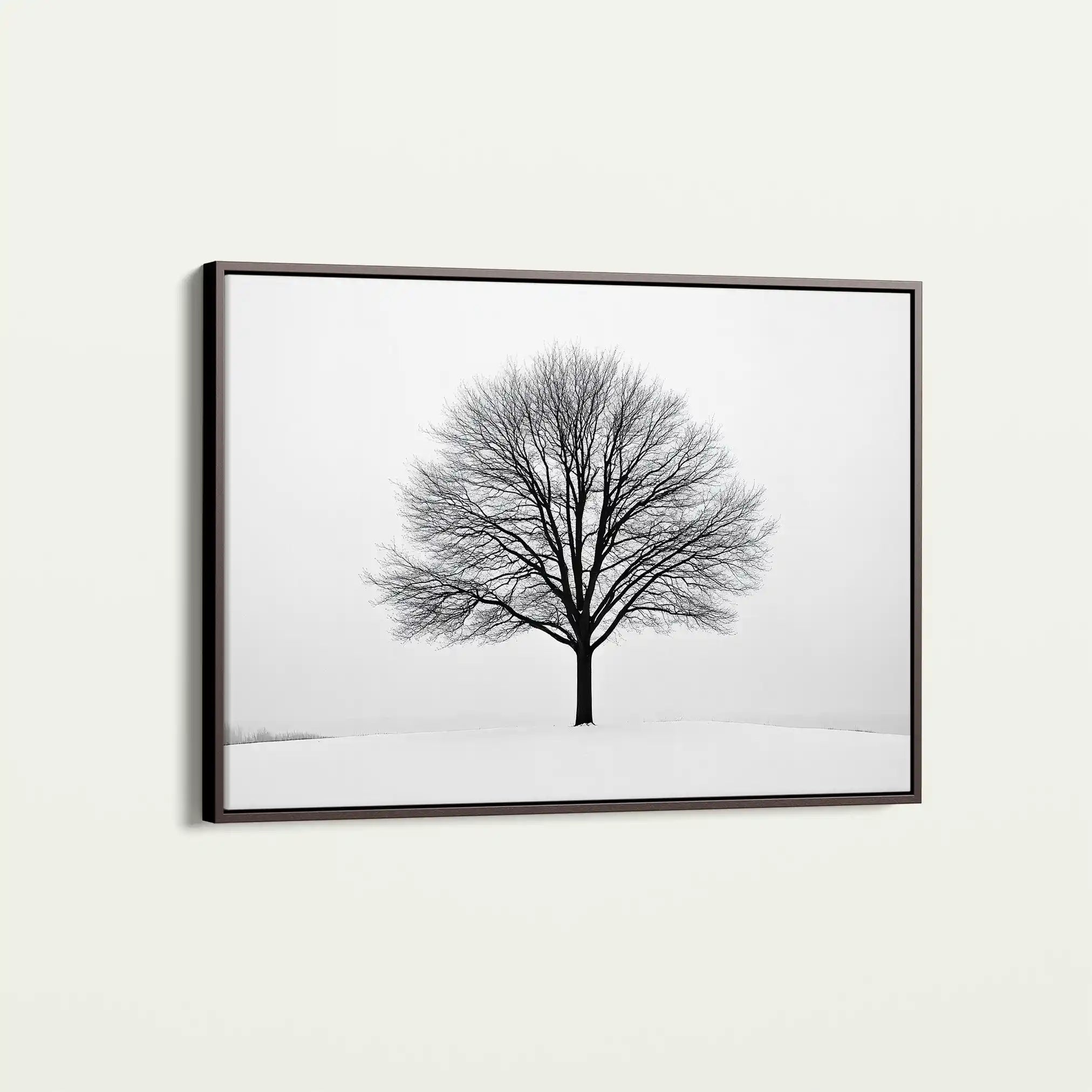 Floral 1161 Canvas Art 60 x 40 cm / Black