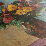 Floral 1162 Canvas Art 60 x 40 cm / Black