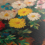 Floral 1167 Canvas Art 60 x 40 cm / Black