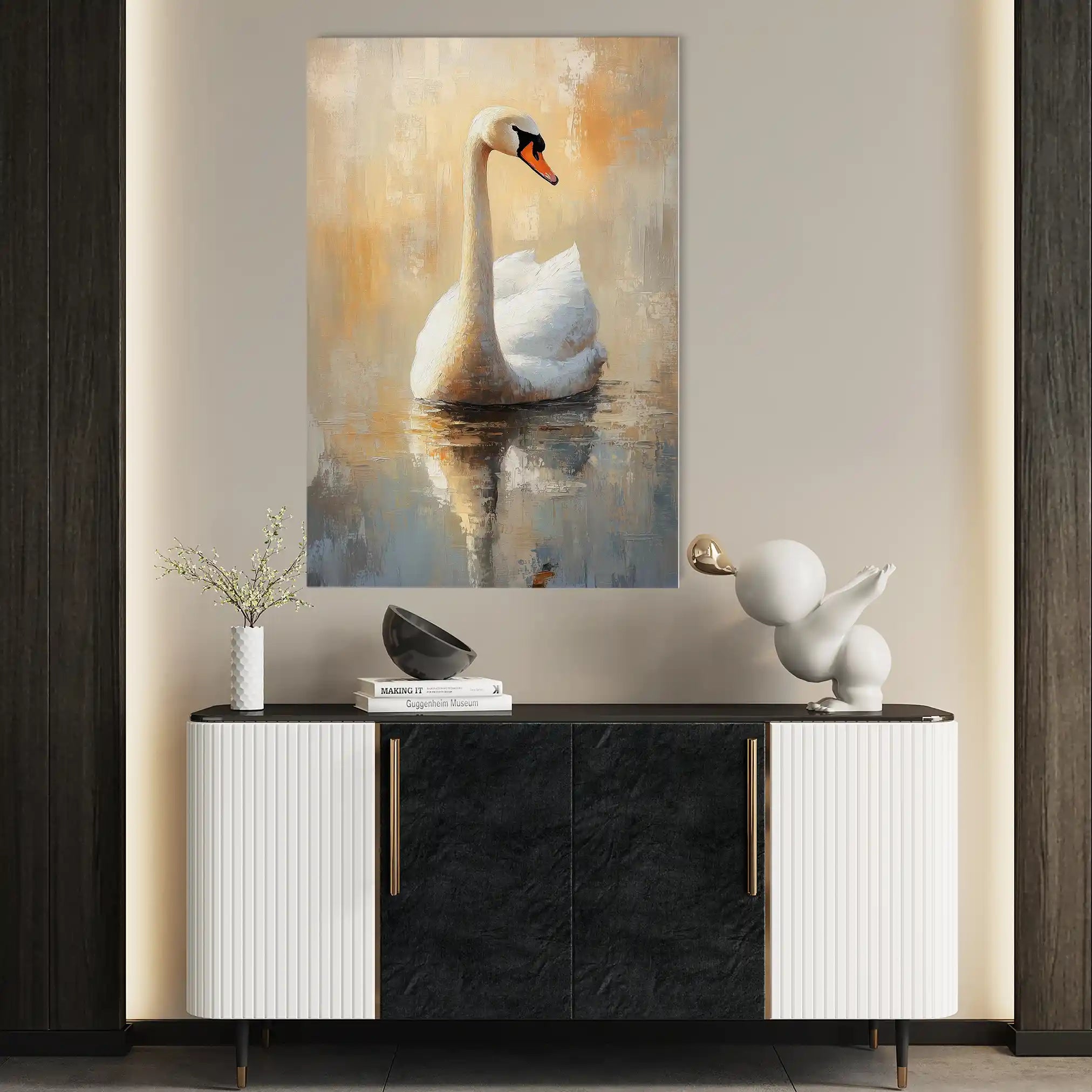Animals 118 Canvas Art 60 x 40 cm / Black
