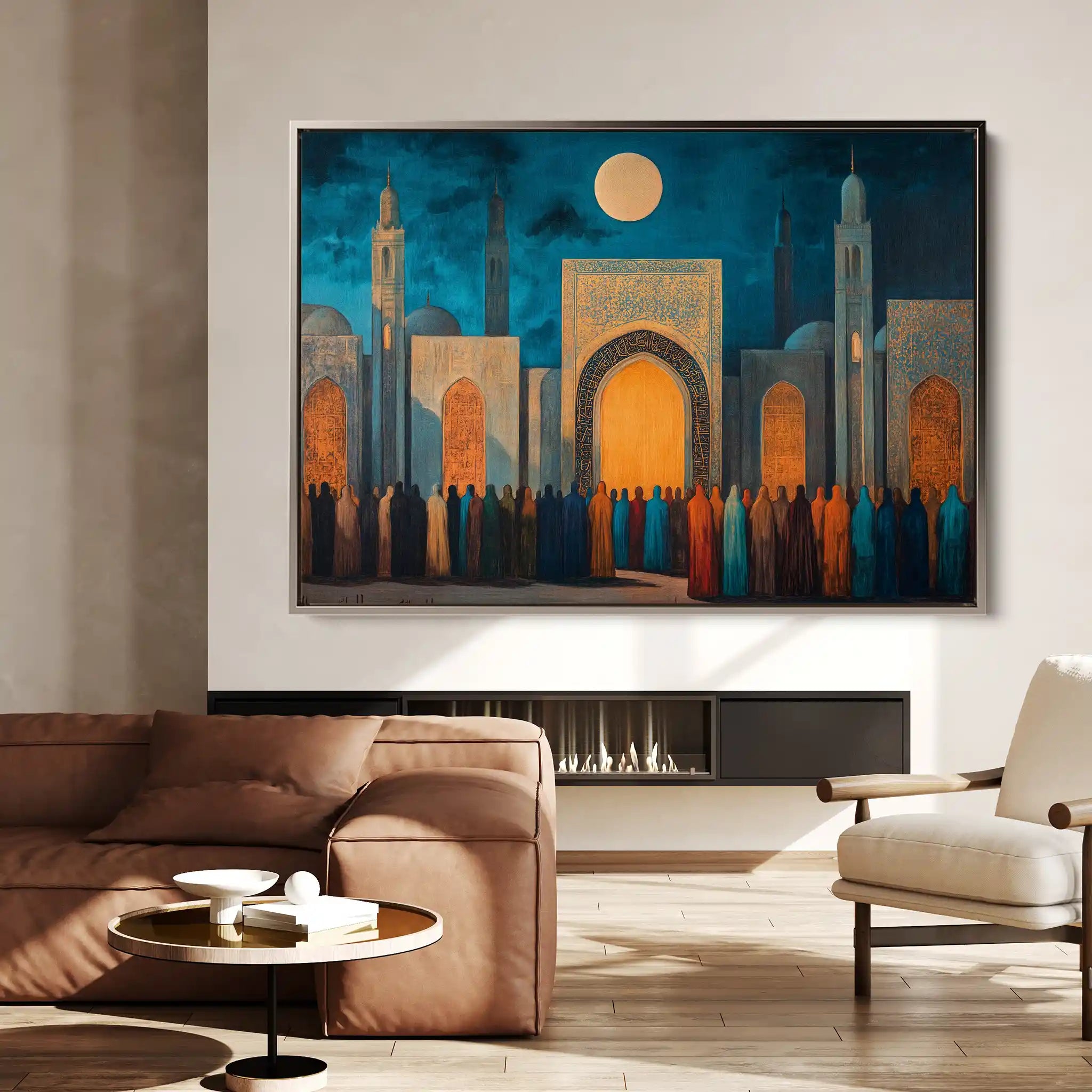 Orientalist 118 Canvas Art 60 x 40 cm / Black