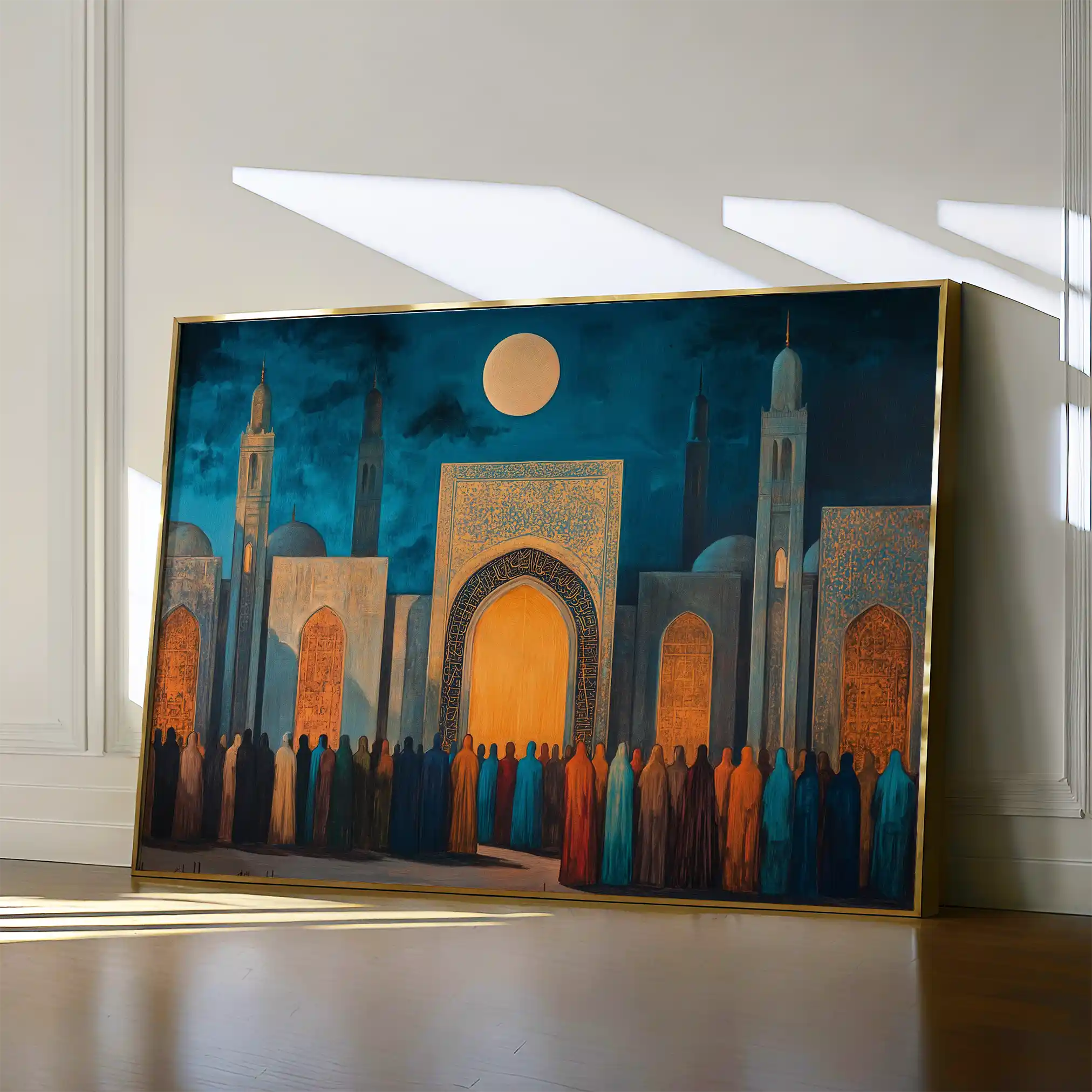 Orientalist 118 Canvas Art 60 x 40 cm / Black