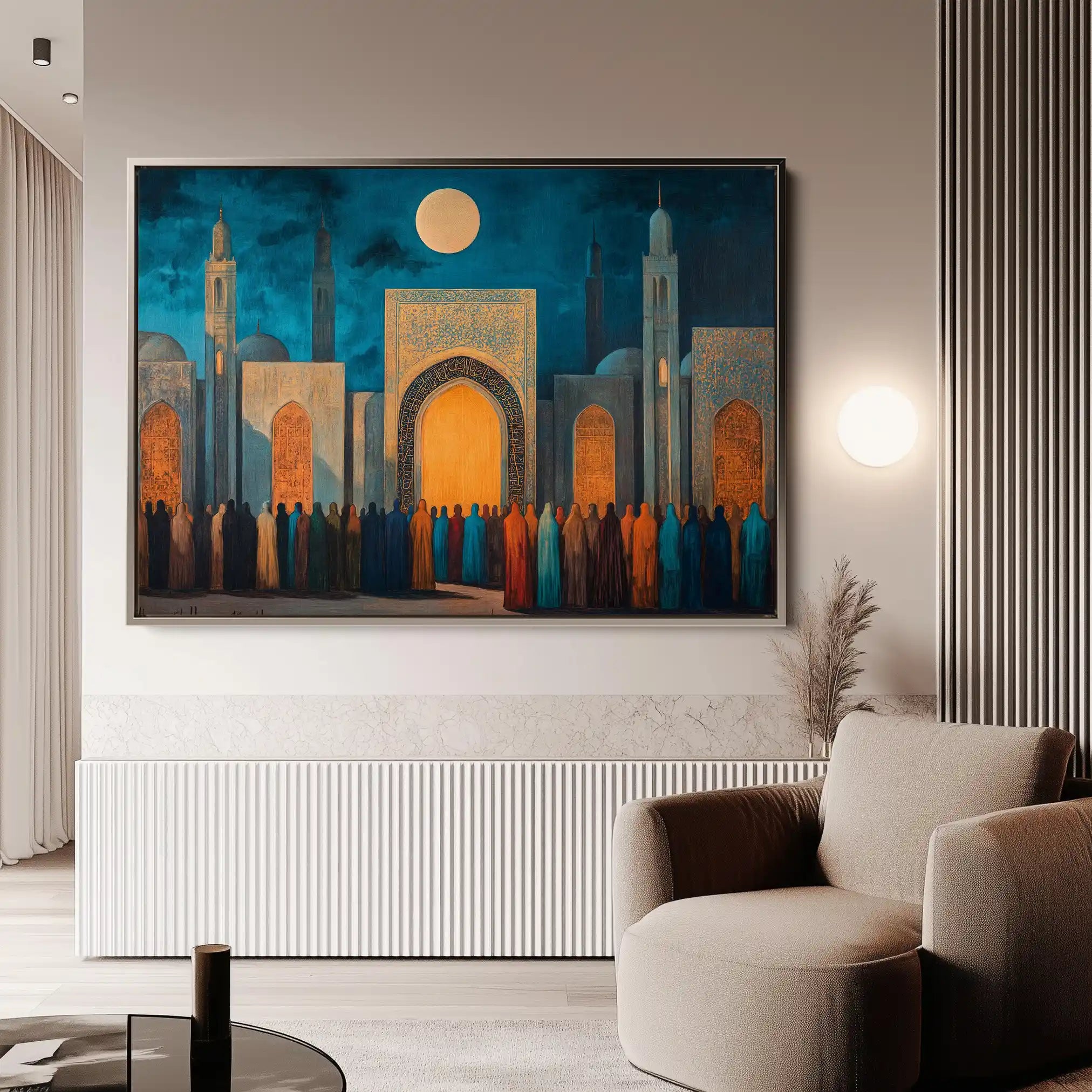 Orientalist 118 Canvas Art 60 x 40 cm / Black