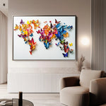 Floral 1180 Canvas Art 60 x 40 cm / Black