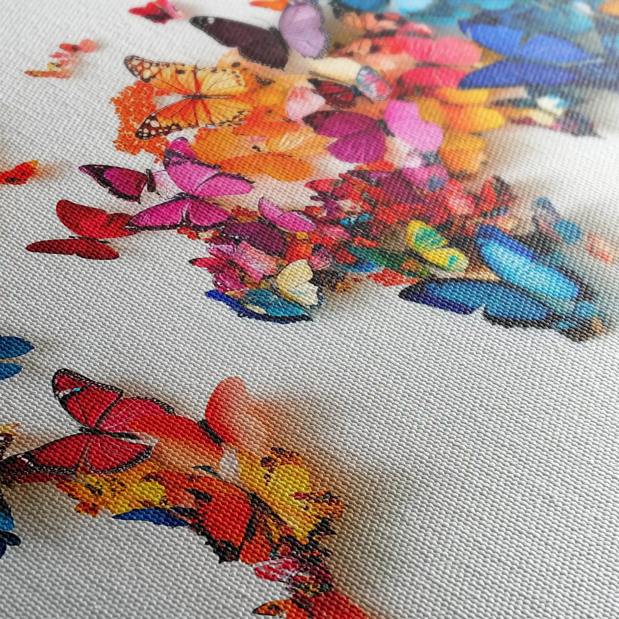 Floral 1180 Canvas Art 60 x 40 cm / Black