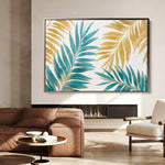 Floral 1181 Canvas Art 60 x 40 cm / Black