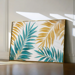 Floral 1181 Canvas Art 60 x 40 cm / Black