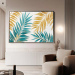 Floral 1181 Canvas Art 60 x 40 cm / Black