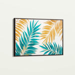 Floral 1181 Canvas Art 60 x 40 cm / Black