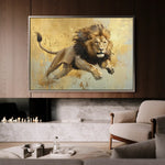 Animals 119 Canvas Art 60 x 40 cm / Black
