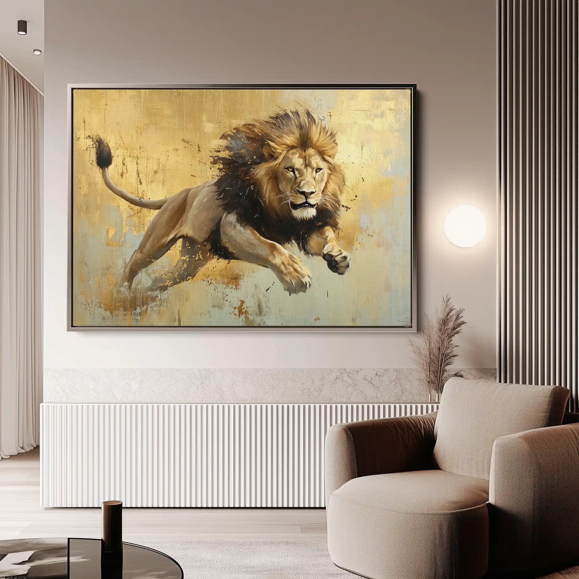 Animals 119 Canvas Art 60 x 40 cm / Black