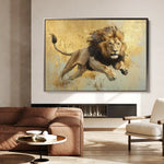 Animals 119 Canvas Art 60 x 40 cm / Black