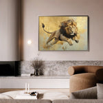 Animals 119 Canvas Art 60 x 40 cm / Black