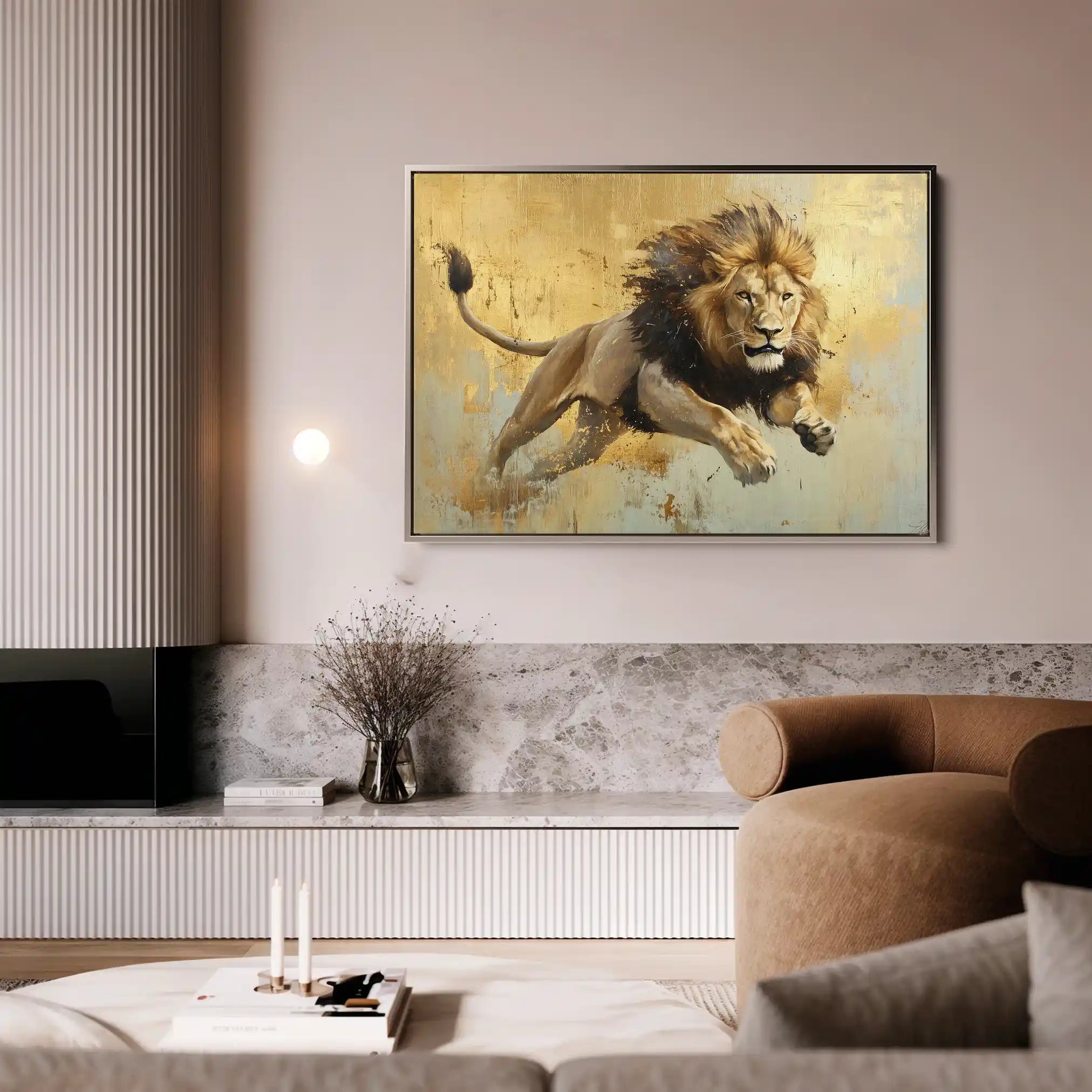 Animals 119 Canvas Art 60 x 40 cm / Black