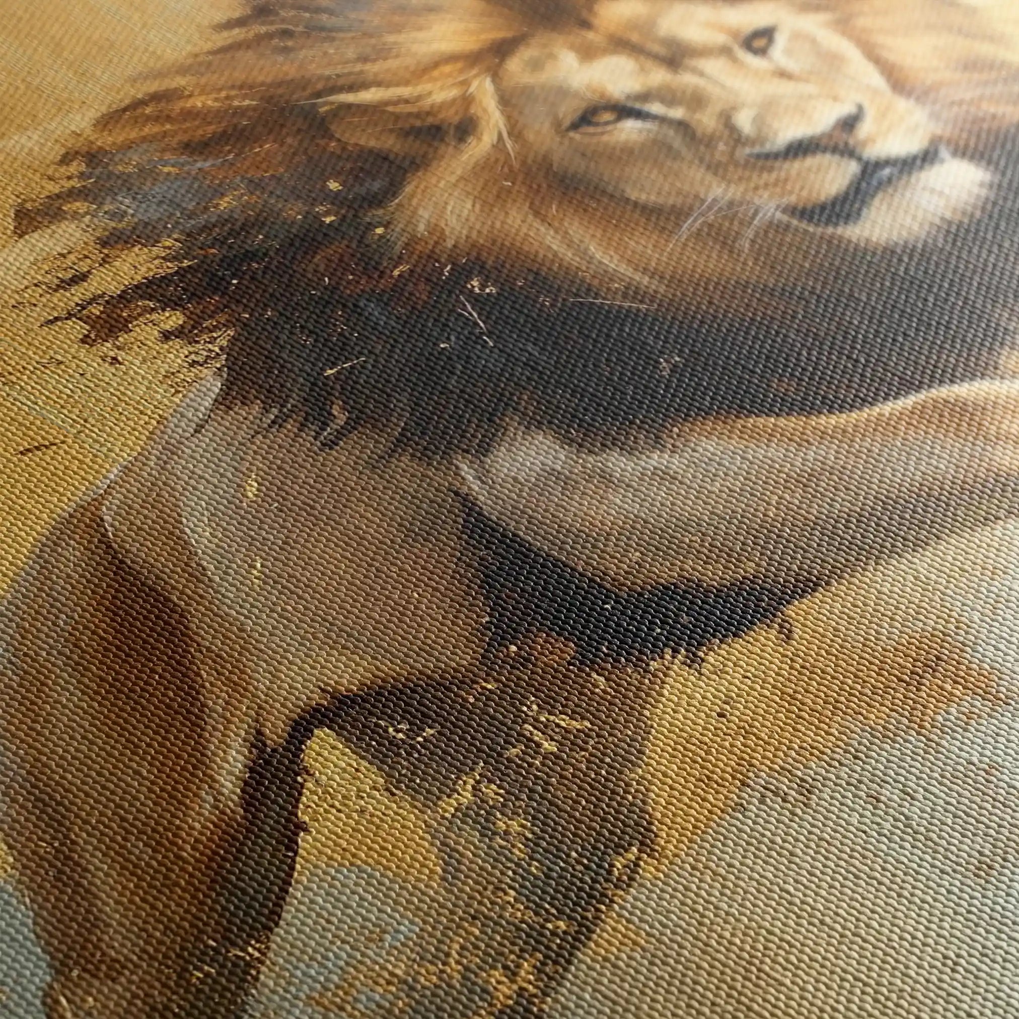 Animals 119 Canvas Art 60 x 40 cm / Black