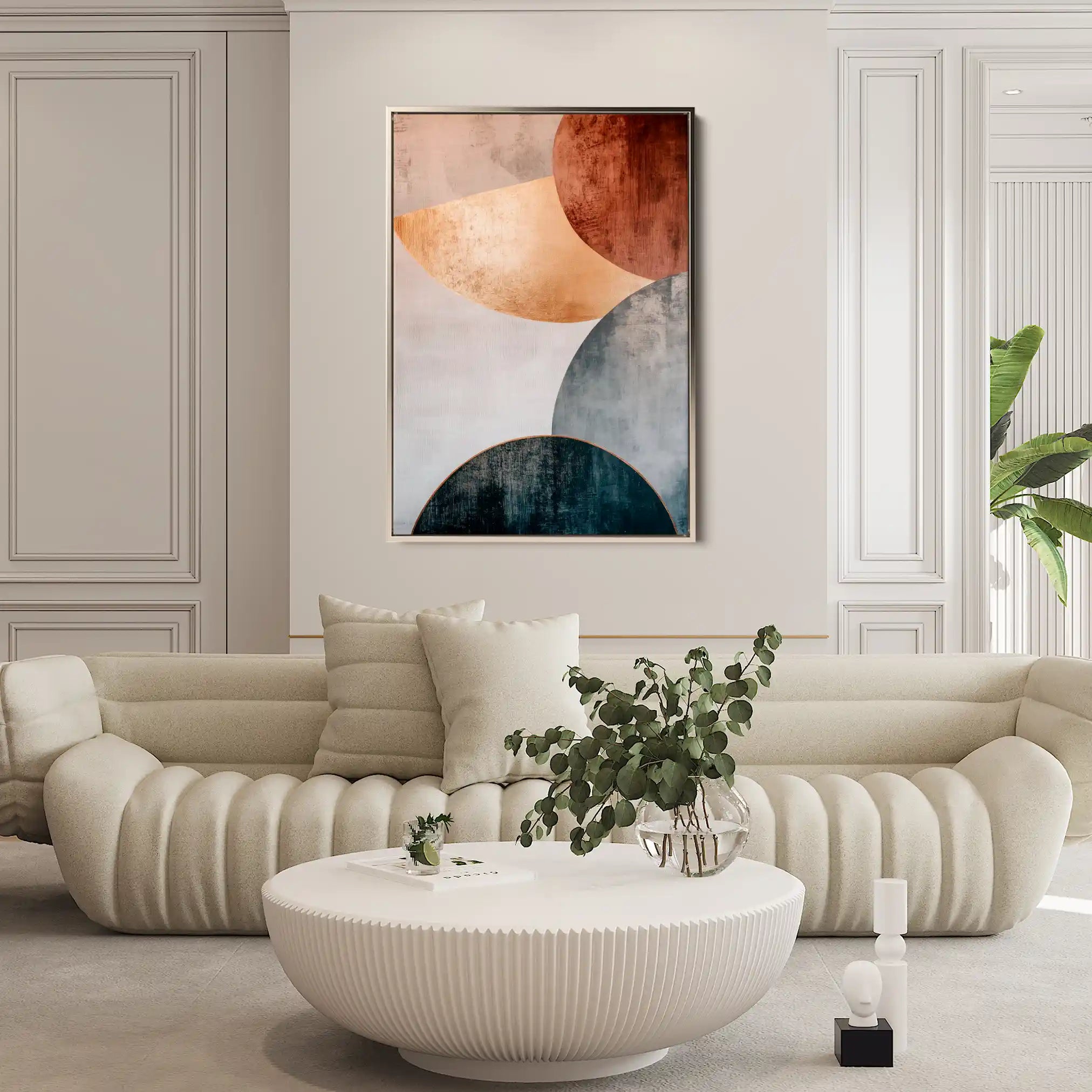 Boho 119 Canvas Art 60 x 40 cm / Black