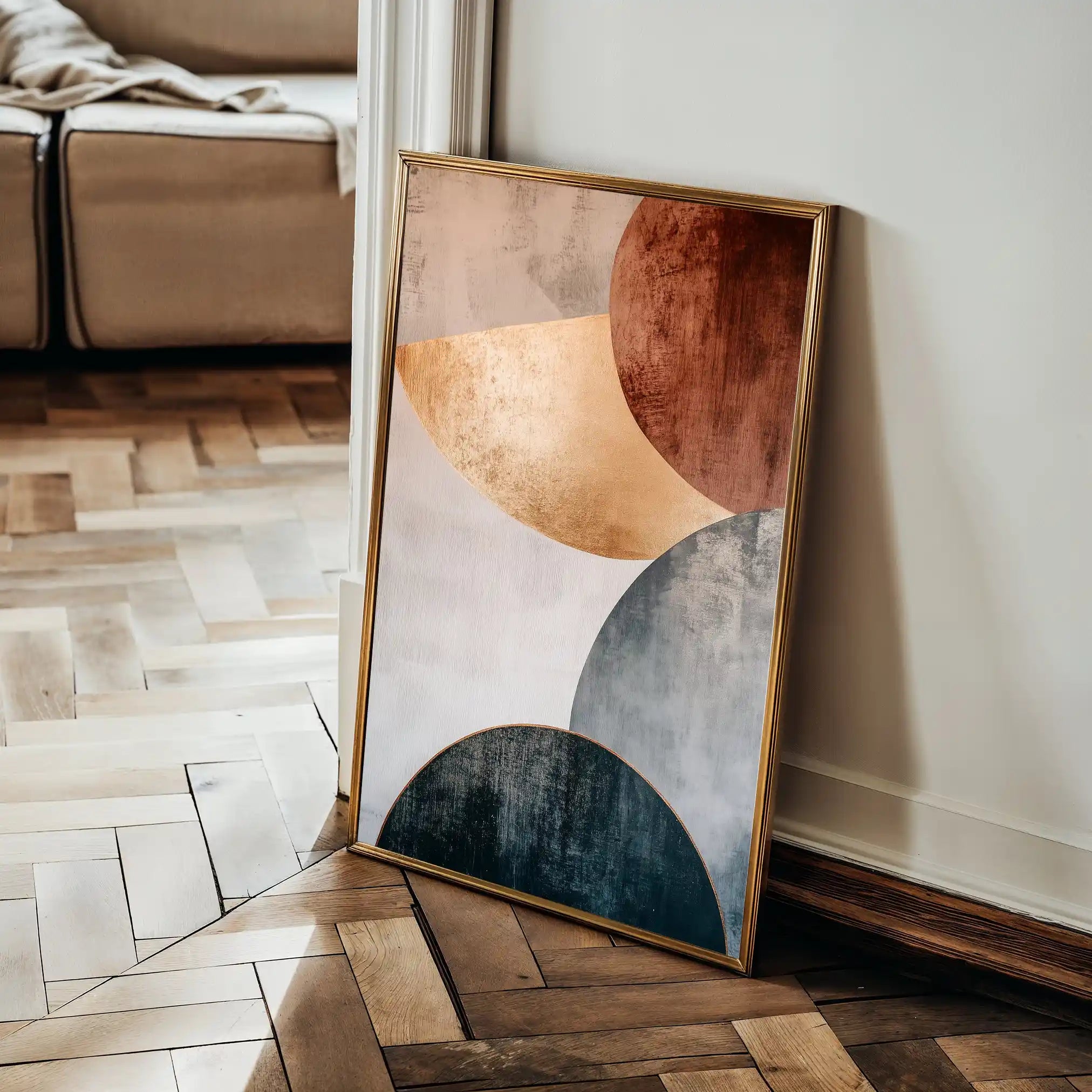 Boho 119 Canvas Art 60 x 40 cm / Black