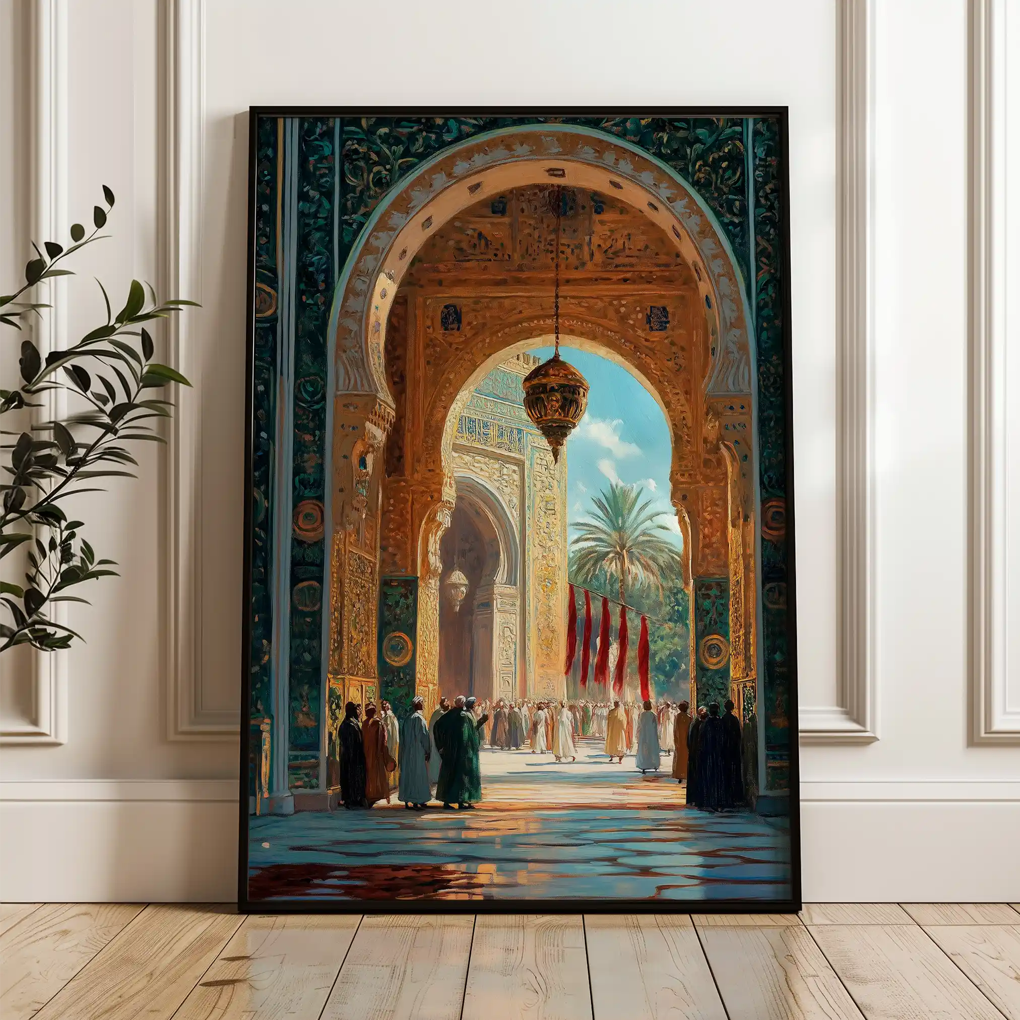 Orientalist 119 Canvas Art 60 x 40 cm / Black
