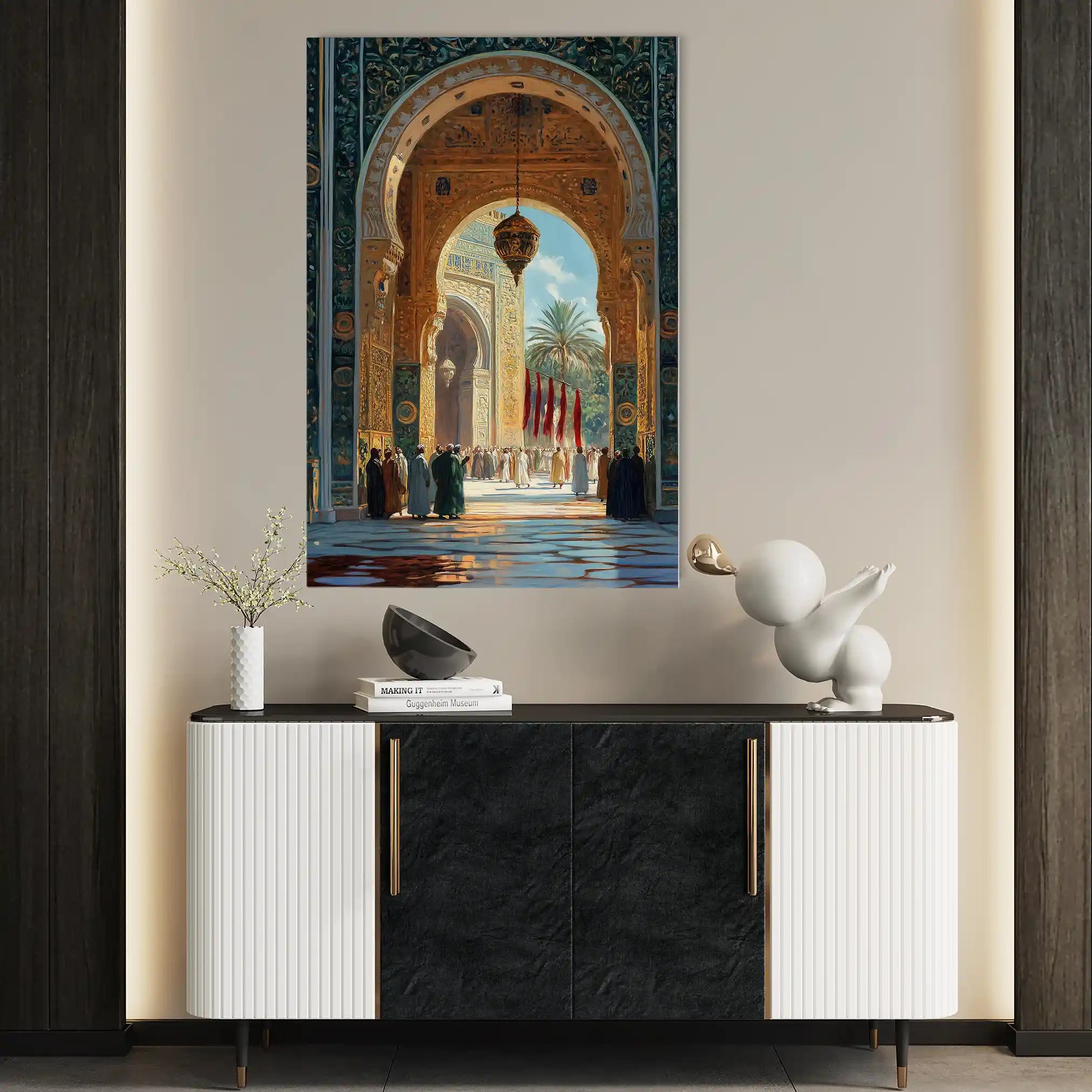 Orientalist 119 Canvas Art 60 x 40 cm / Black