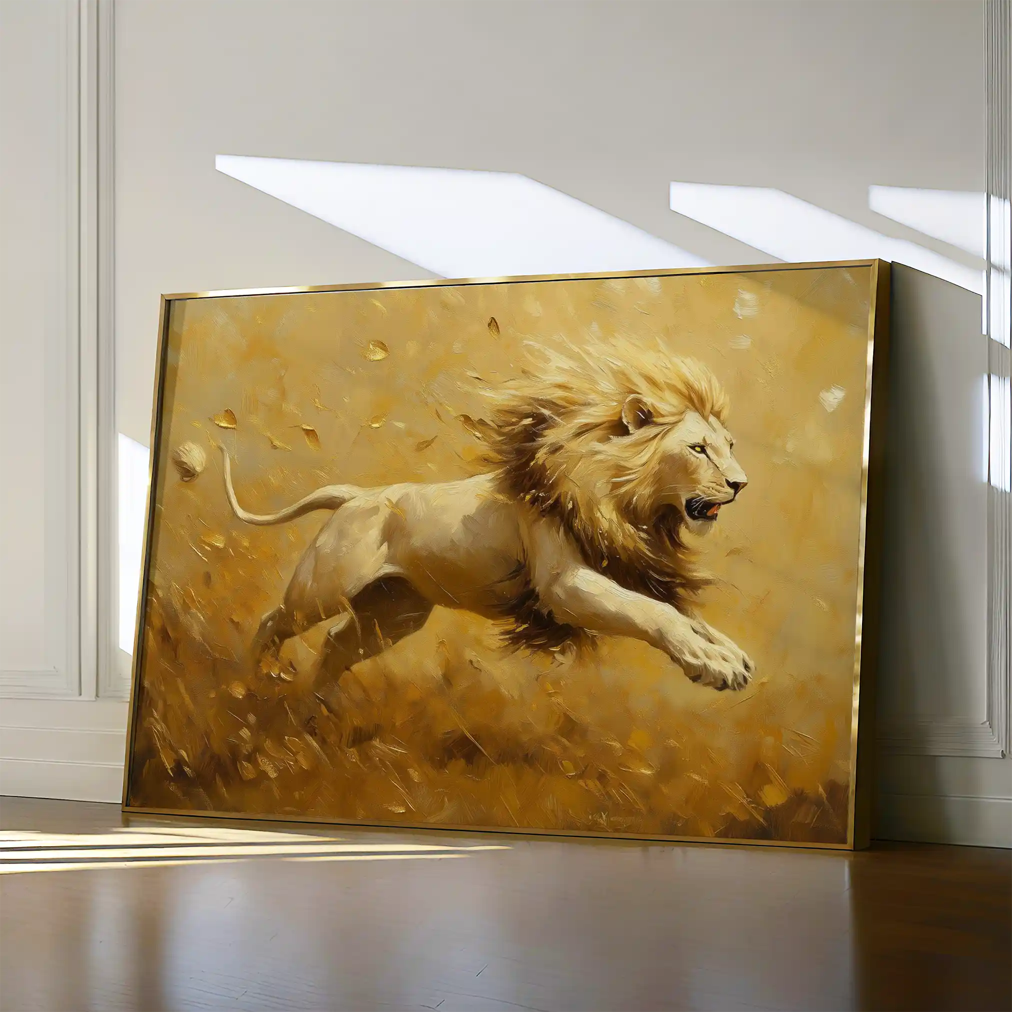 Animals 120 Canvas Art 60 x 40 cm / Black