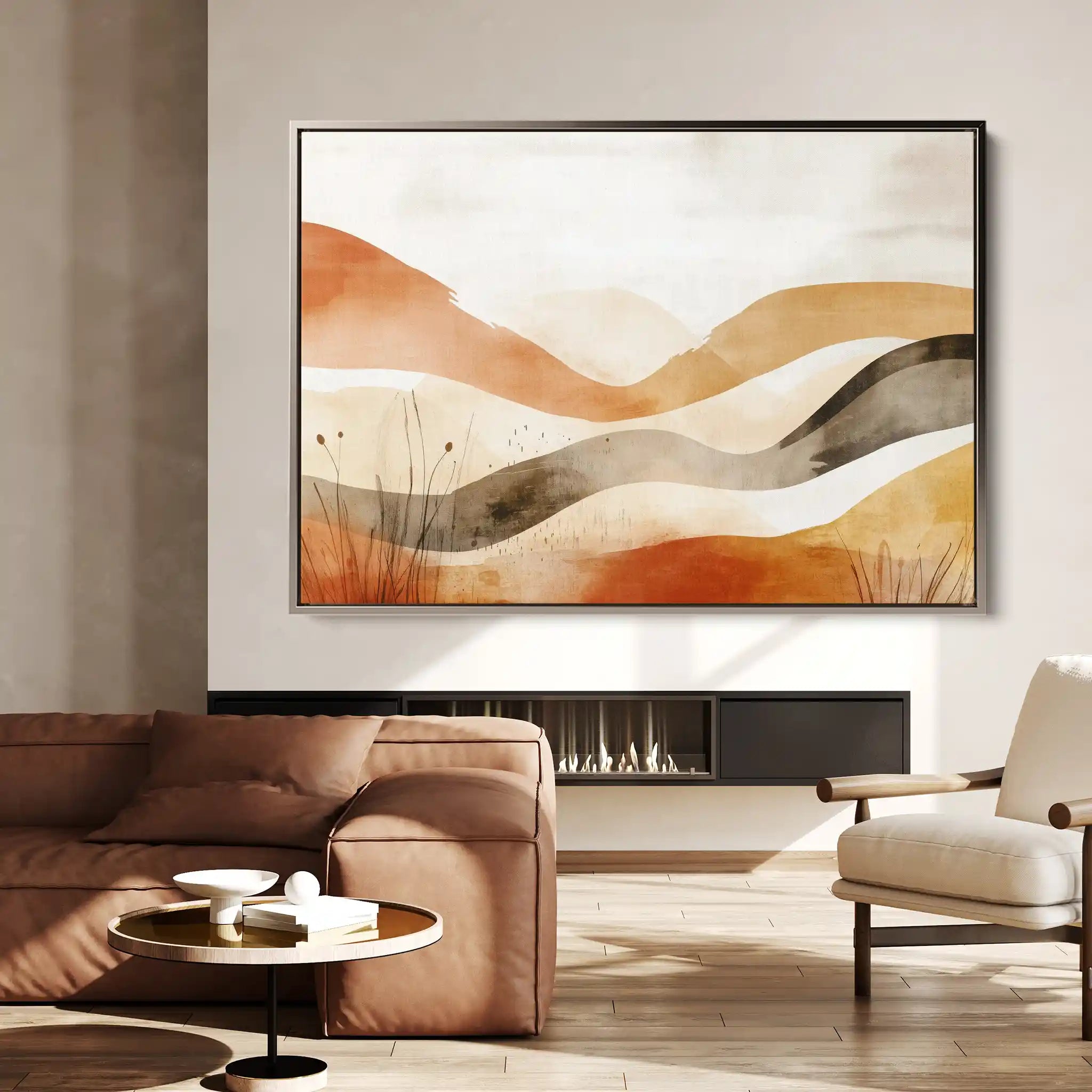 Boho 120 Canvas Art 60 x 40 cm / Black