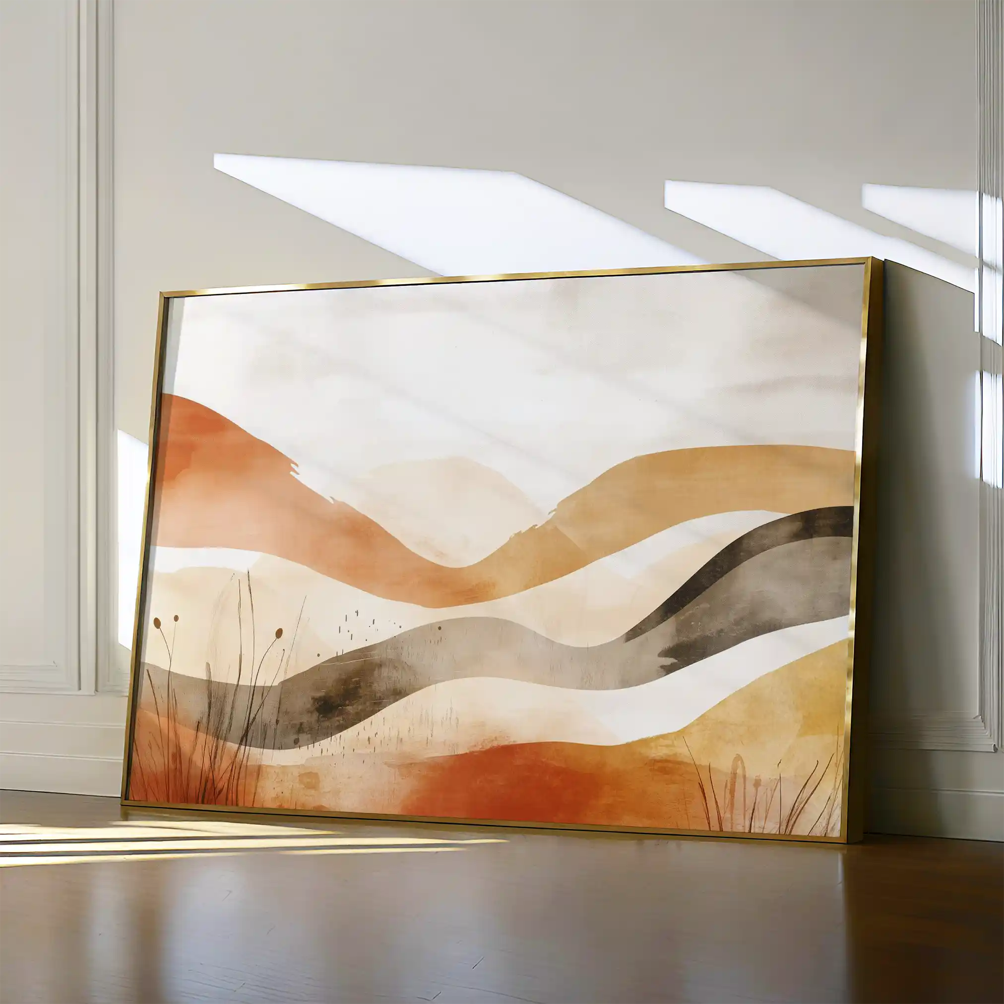 Boho 120 Canvas Art 60 x 40 cm / Black