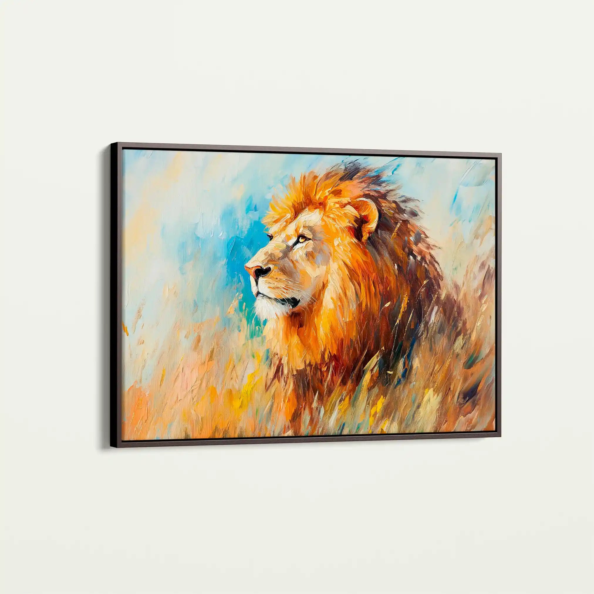 Animals 121 Canvas Art 60 x 40 cm / Black