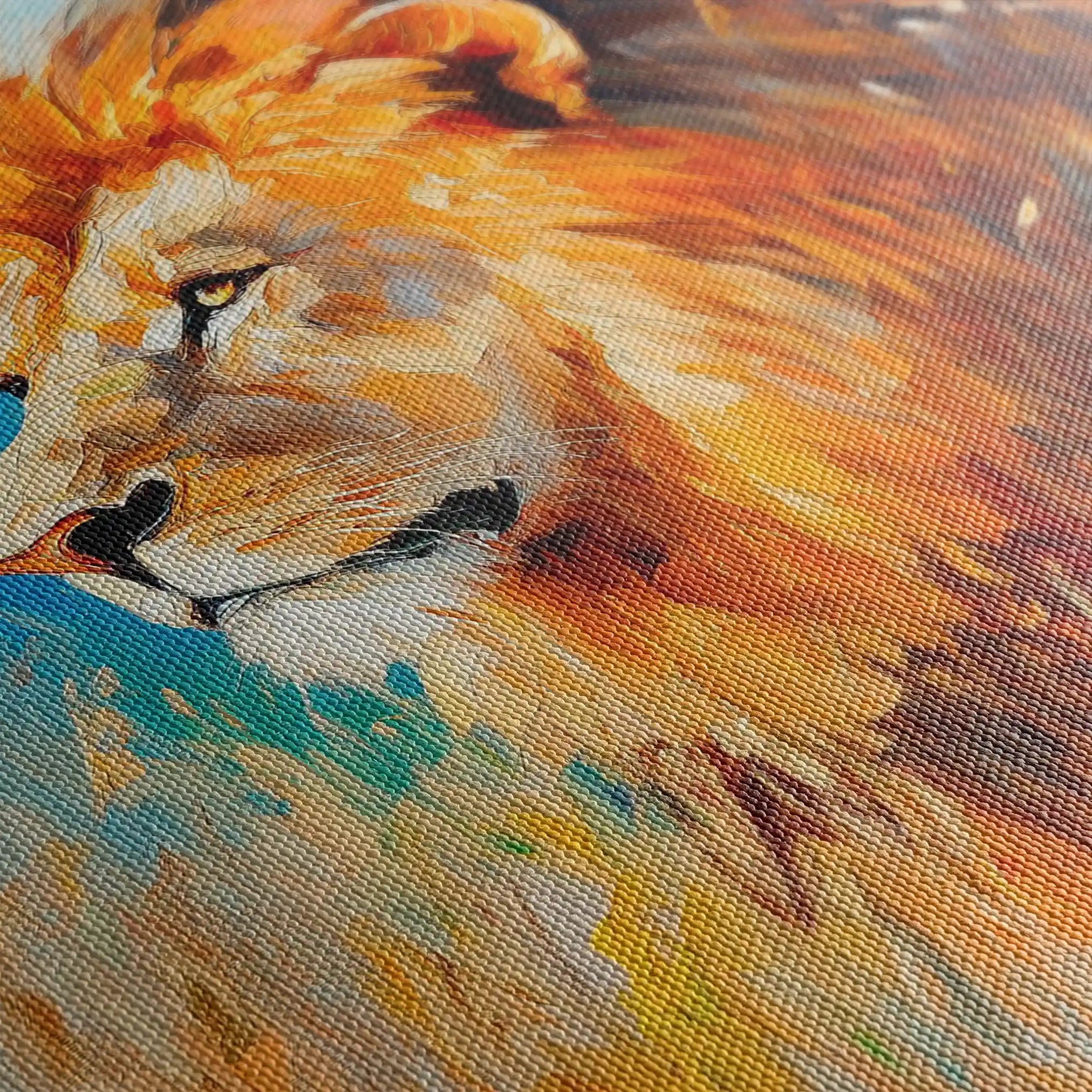 Animals 121 Canvas Art 60 x 40 cm / Black